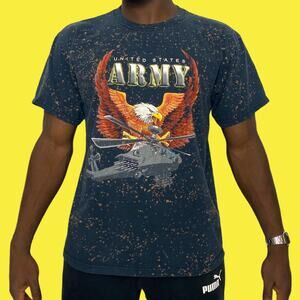 vintage US Army custom acidwash tee size medium